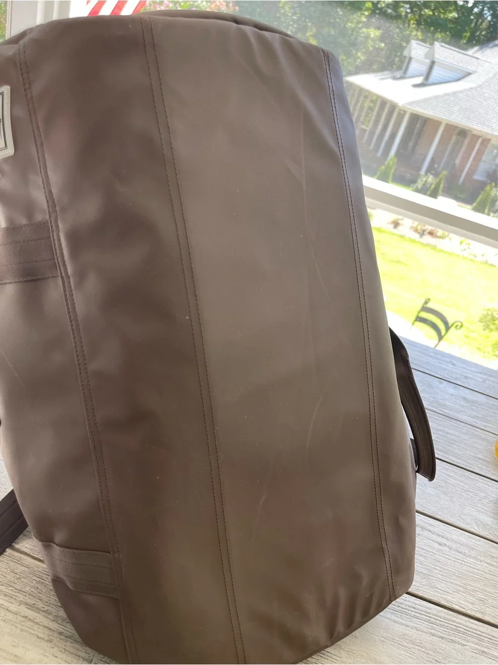 Herschel Supply Co Heritage Brown Travel 40 Liter Duffel Bag Unisex Style